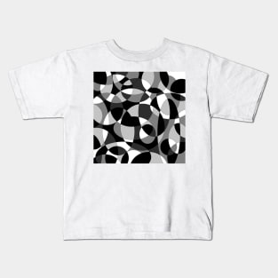 Circles in grey Kids T-Shirt